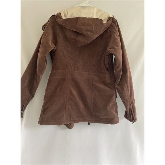 Burton DRYRIDE Jacket Snowboarding Ski Coat Brown Corduroy Women's‎ Size S - Picture 12 of 14